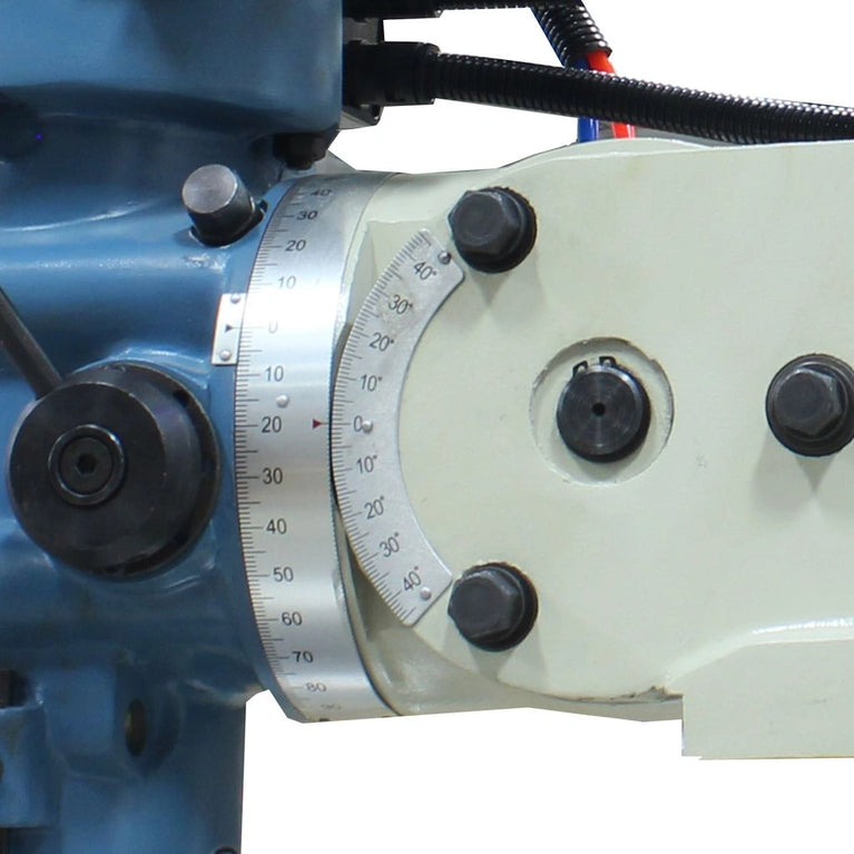 VM-1054E-VS; 10" x 54" Variable Speed Mill, NT40 Spindle, X,Y & Z Power Feeds, DRO 220V 3Phase