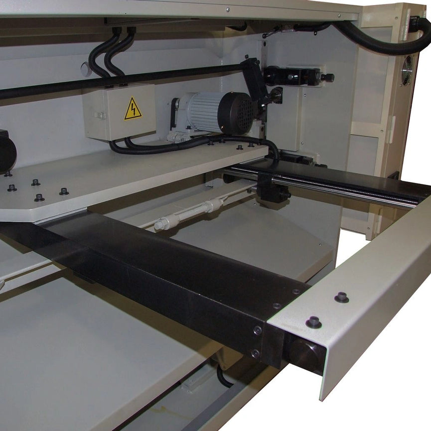 SH-5203-HD-NC; 220V 3Phase Heavy Duty Hydraulic Shear. 52" Length 3 (1/4") Gauge Mild Steel Capacity