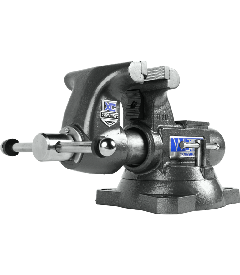 1755XC, Tradesman XC 5-1/2” Xtreme Condition Round Channel Vise with Swivel Base