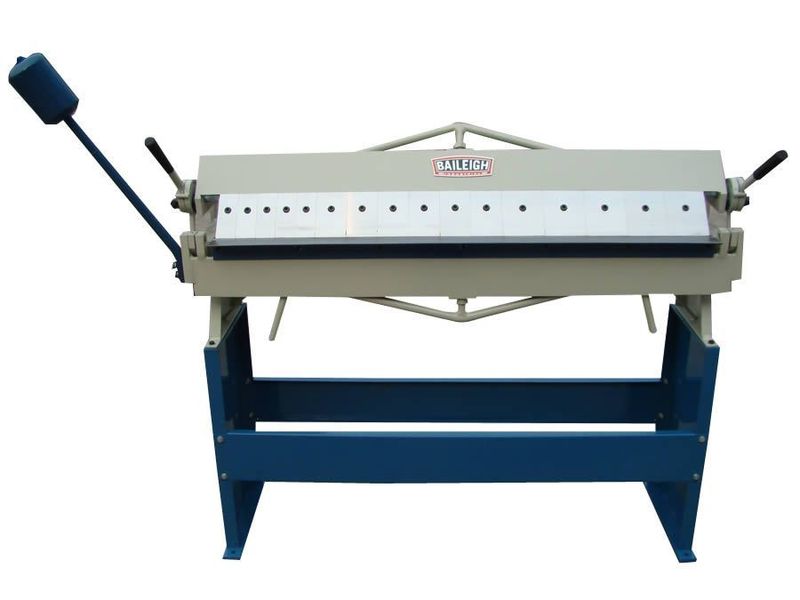 BB-4816E; Manually Operated Box and Pan (Finger) Brake, 4' Length, 16 Gauge Mild Steel Capacity