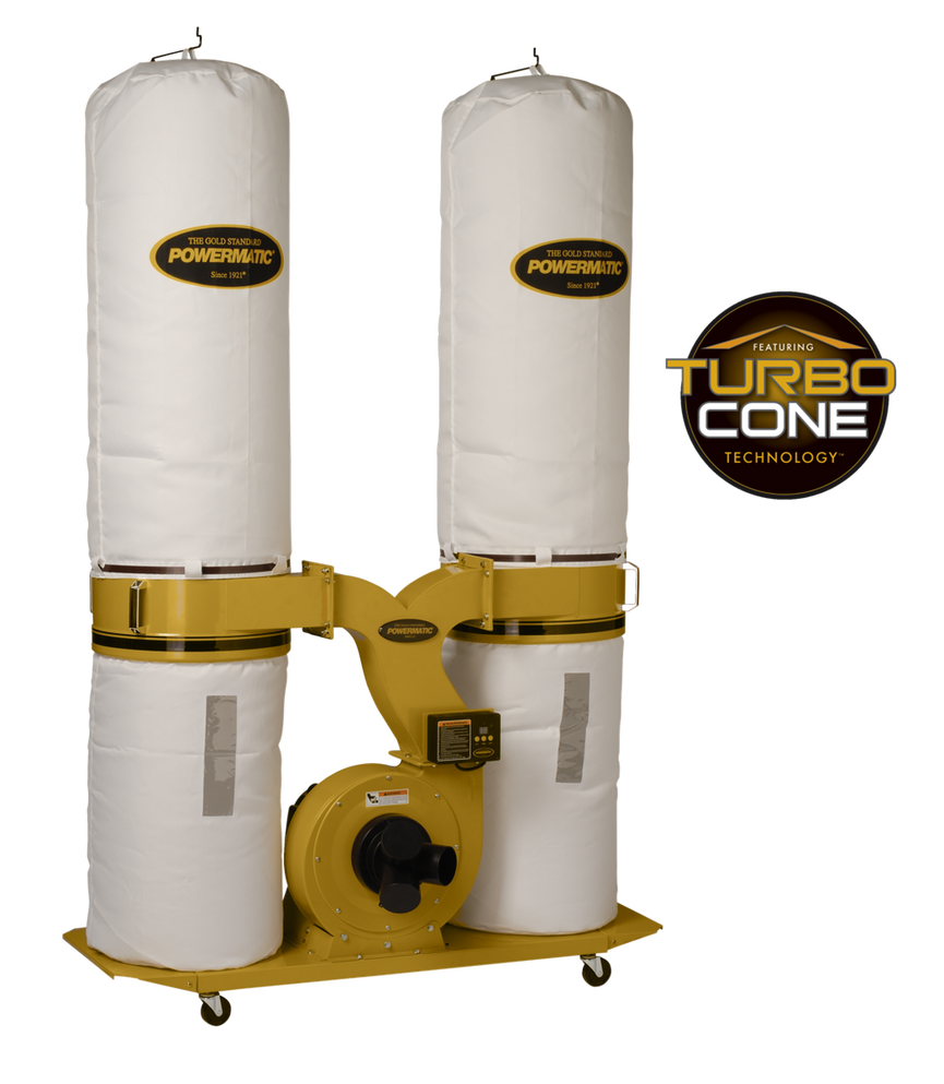 PM1900TX-BK1 Dust Collector, 3HP 1PH 230V, 30-Micron Bag Filter Kit