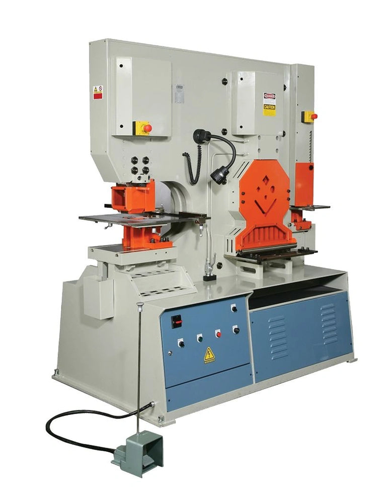 SW-132; 220V 3Phase Dual Operator 132 Ton 5 Station Ironworker