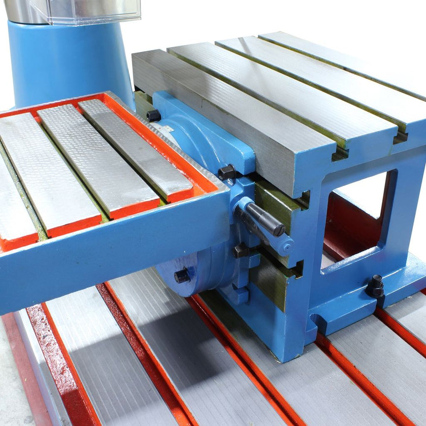 RD-1600H-VS; 5' Hydraulic Variable Speed Radial Drill with Quick Change Tool Set and Rotary Axis 5-1/4HP,220V 3Phase