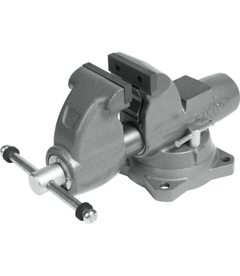C1, Combination Pipe and Bench 4-1/2” Jaw Round Channel Vise with Swivel Base