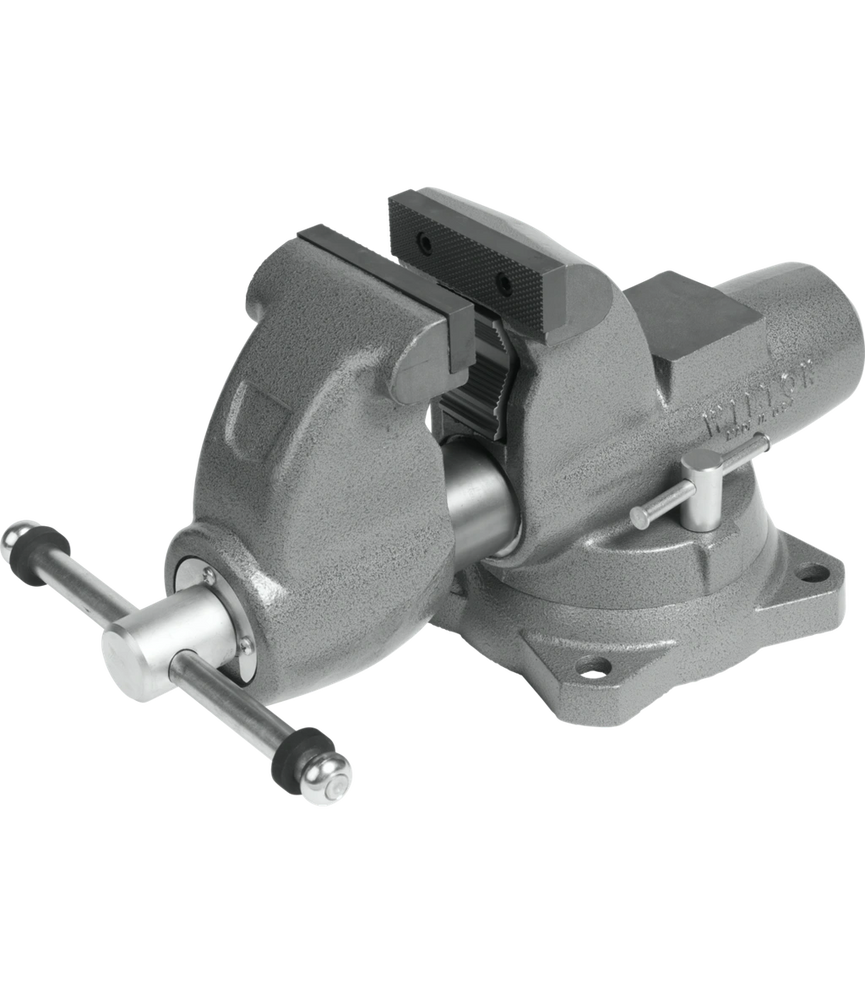 C1, Combination Pipe and Bench 4-1/2” Jaw Round Channel Vise with Swivel Base