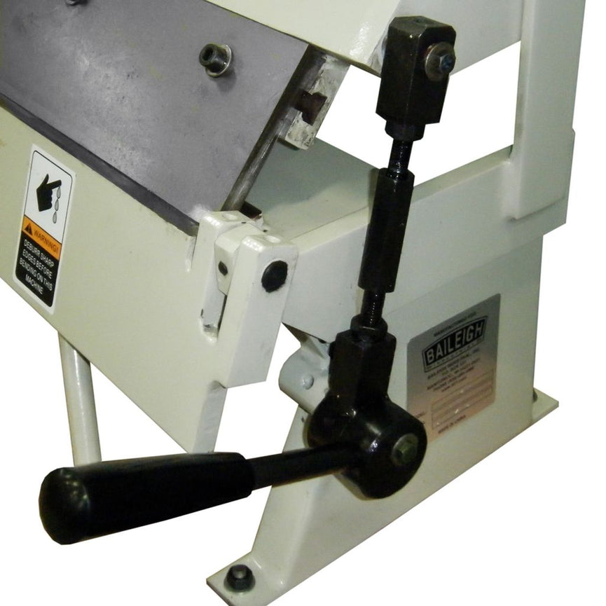 BB-4816E; Manually Operated Box and Pan (Finger) Brake, 4' Length, 16 Gauge Mild Steel Capacity