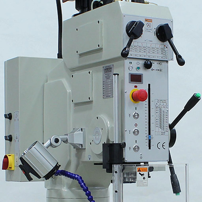 DP-1850G; 20" Gear Driven Drill Press with Power Down Feed, Coolant System, MT4 Spindle 1-1/2HP,220V 3Phase