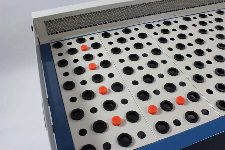 DDT-5921; 1/2HP 110V 59"x21" Split Sided Down Draft Table for Wood, 1790CFM per side, Includes 5 Micron Filter