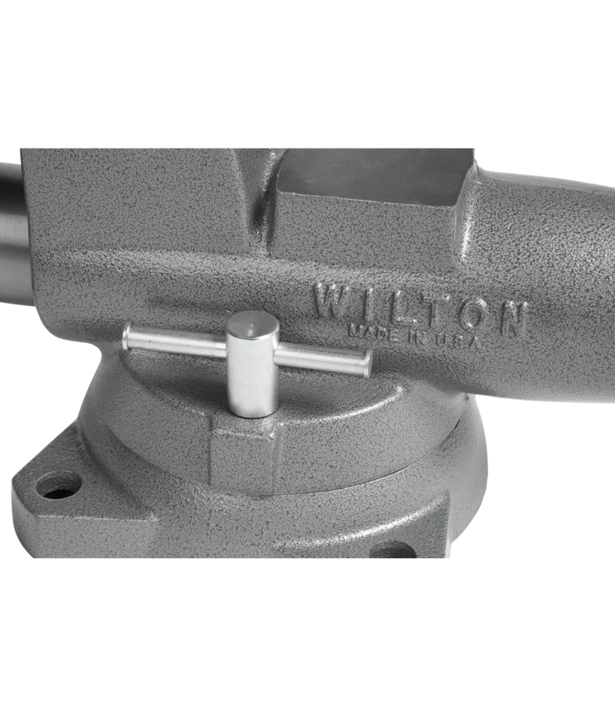 C1, Combination Pipe and Bench 4-1/2” Jaw Round Channel Vise with Swivel Base