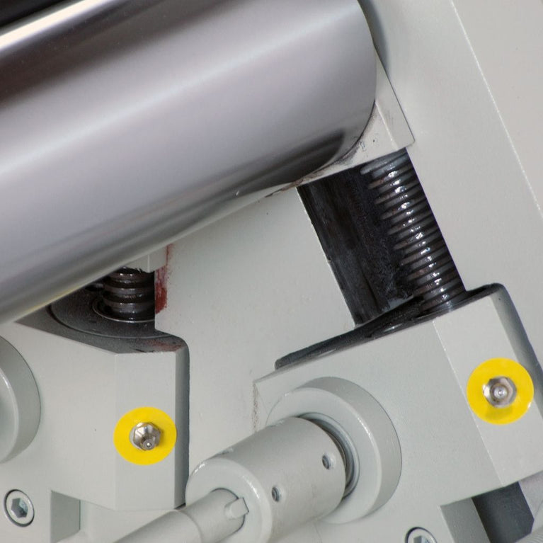 PR-413; 220V 1Phase Plate Roll. 4' Length 13 Gauge Mild Steel Capacity