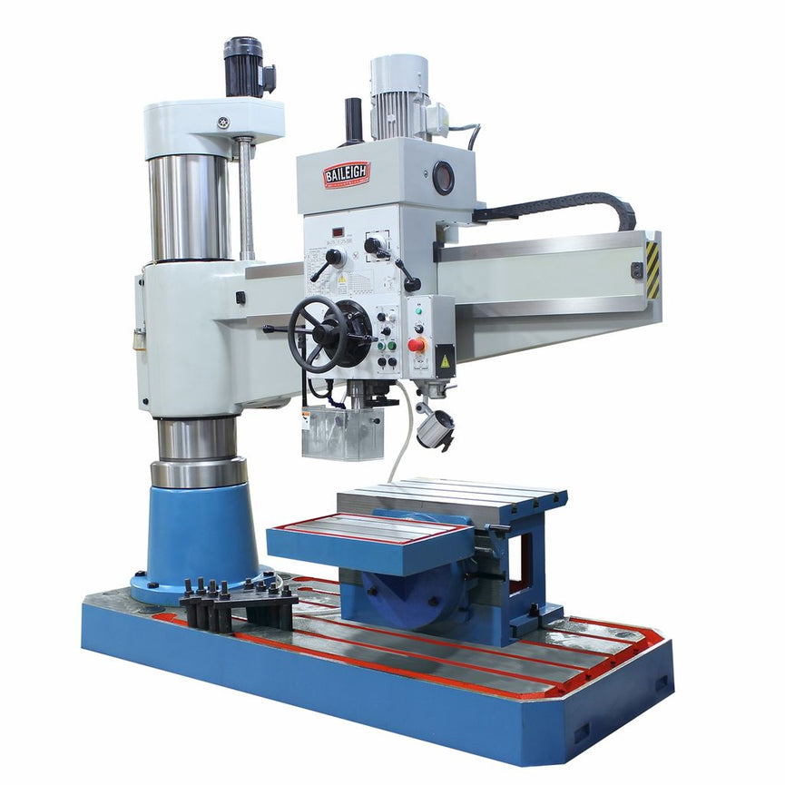 RD-1600H-VS; 5' Hydraulic Variable Speed Radial Drill with Quick Change Tool Set and Rotary Axis 5-1/4HP,220V 3Phase