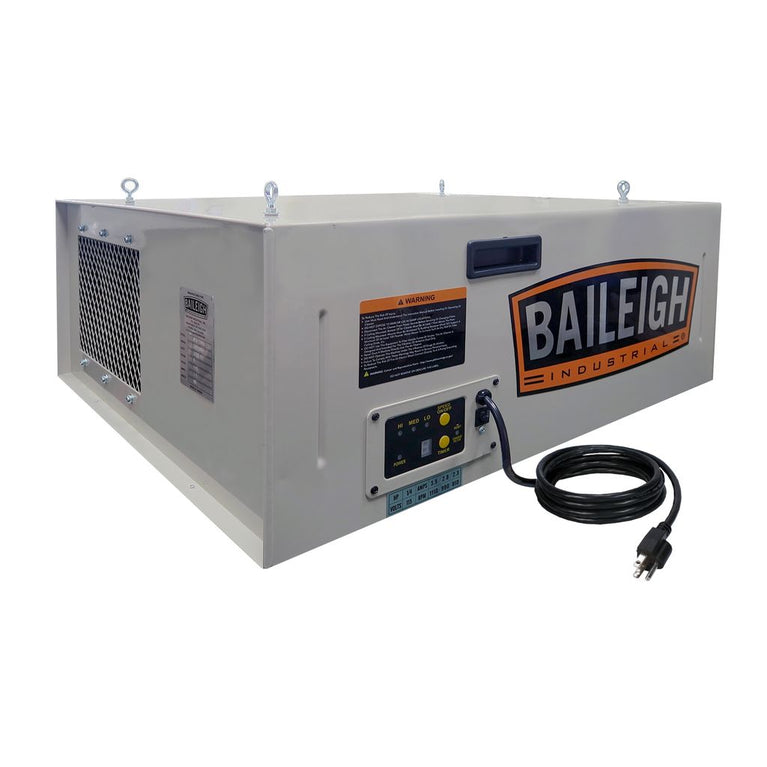 AFS-1000-V2; 110V 1/4HP 1000CFM Air Filtration System w/ Remote