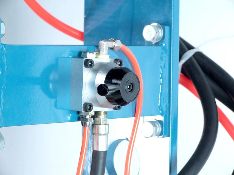 HSP-100A; 100 Ton Air/Hand Operated H-Frame Press, 11-3/4" Stoke, CE Approved