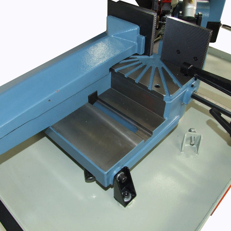 BS-260M; 8.66" Geared Head Dual Mitering Band Saw 1-1/2HP, 220V Single Phase