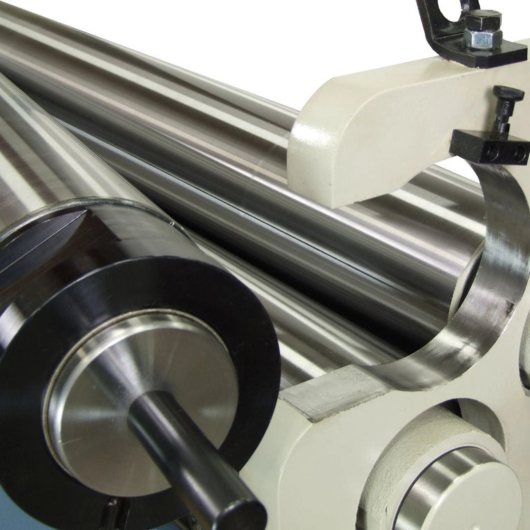 PR-403; 220V 3Phase Hydraulic Plate Roll. 4' Length 3 Gauge (1/4") Mild Steel Capacity