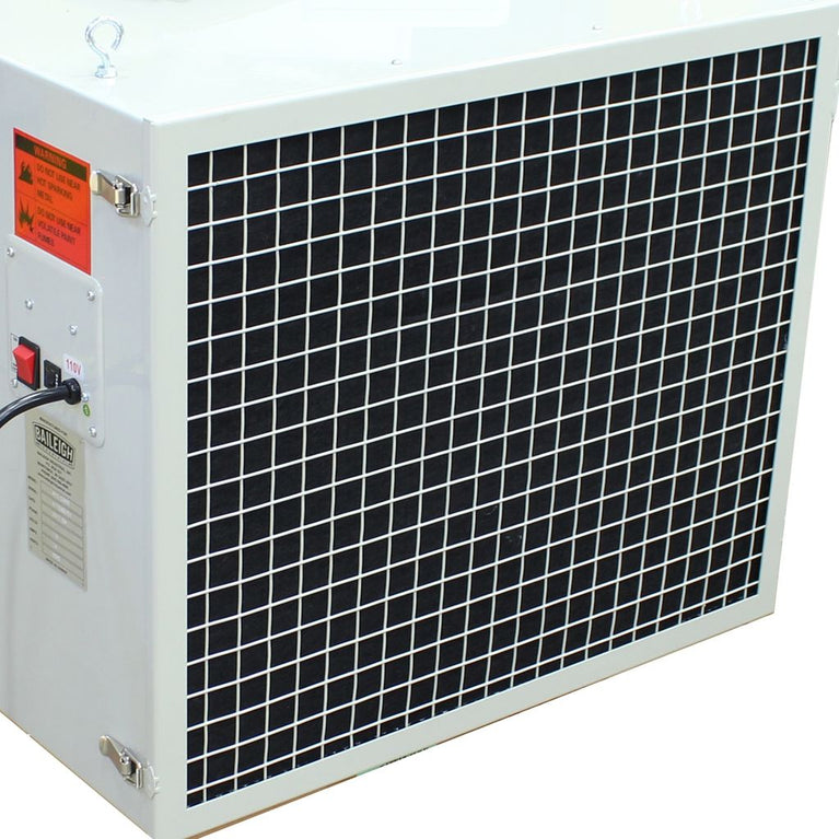 AFS-2400; 3/4hp 110V 1Ph Air Filtration System w/ Remote 3-Stage, 1 Micron 2400CFM