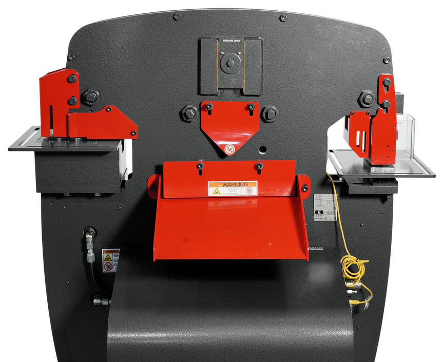 55 Ton Ironworker 1 Phase, 230 Volt, Coper Notcher