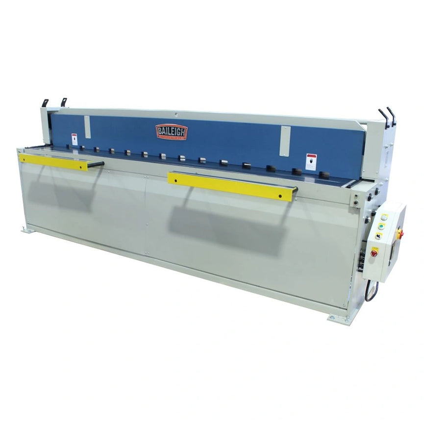 SH-12010; 220V 3Phase Hydraulic Powered Shear. 120" Length 10 Gauge Mild Steel Capacity