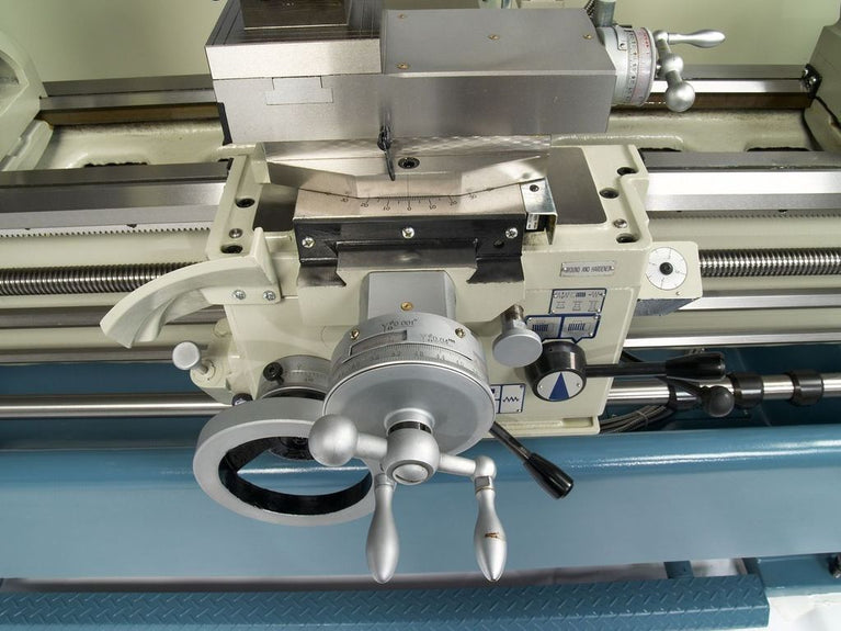 PL-1860; 18" x 60" Precision Geared Head Lathe with Mitutoyo DRO 7-1/2 HP, 220V 3Phase