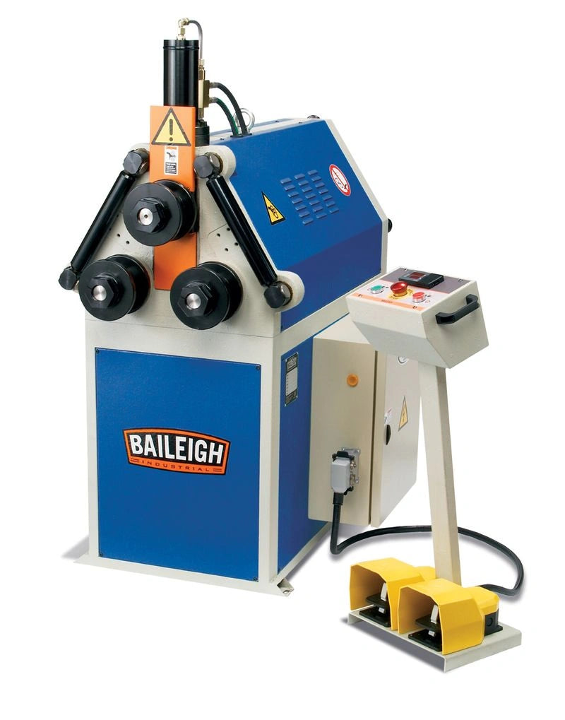 R-H45; 220V 1Phase 60 Htz Roll Bender with Hydraulic Movement for the Top Roll