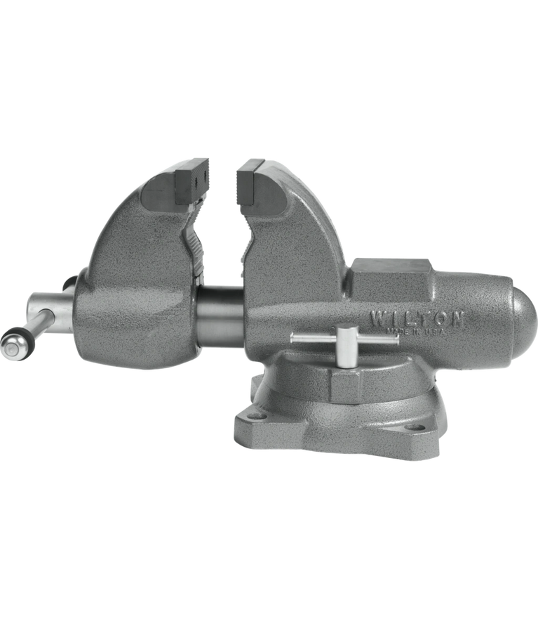 C1, Combination Pipe and Bench 4-1/2” Jaw Round Channel Vise with Swivel Base