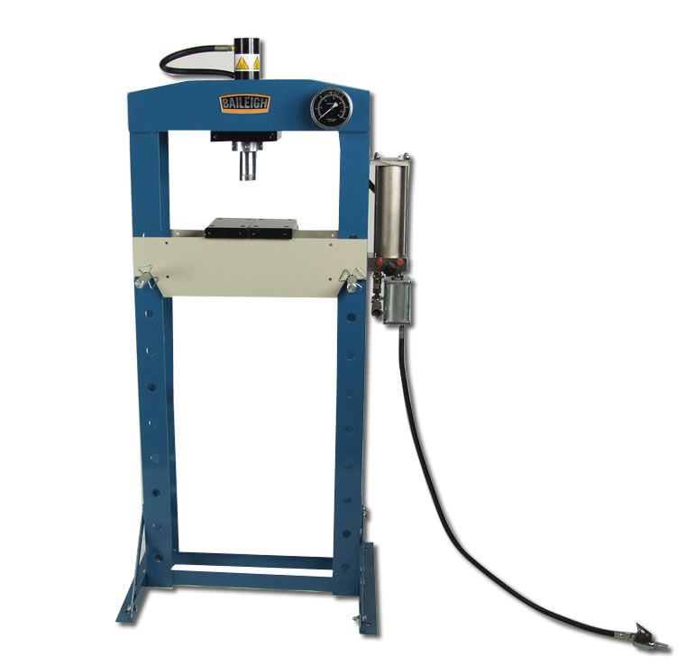 HSP-20A; 20 Ton Air/Hand Operated H-Frame Press, 7-1/2" Stoke, CE Approved