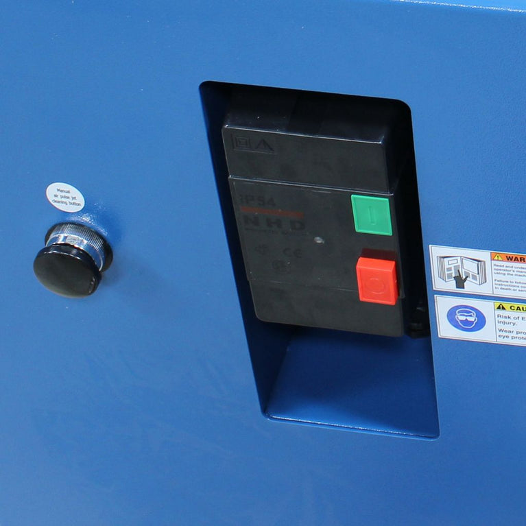 MDC-3500-HD; 2340CFM Heavy Duty Metal Dust Collector, Air Pulse Clean w/ HEPA Filter, 10" Port 5HP, 230V 3Phase