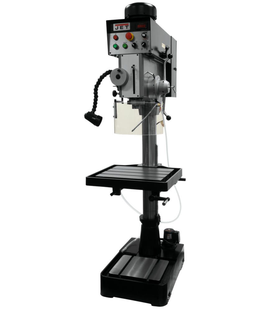 JDP-20EST-460-PDF, 20" EVS Geared Head Drill Press With Tapping & Power Downfeed 460V