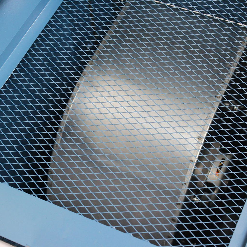 DDTM-5922; 59" x 22" Metal Down Draft Table, Fire Resistant Filter, 1790 CFM ( 2) 1/2HP, 110V, Single Phase motors