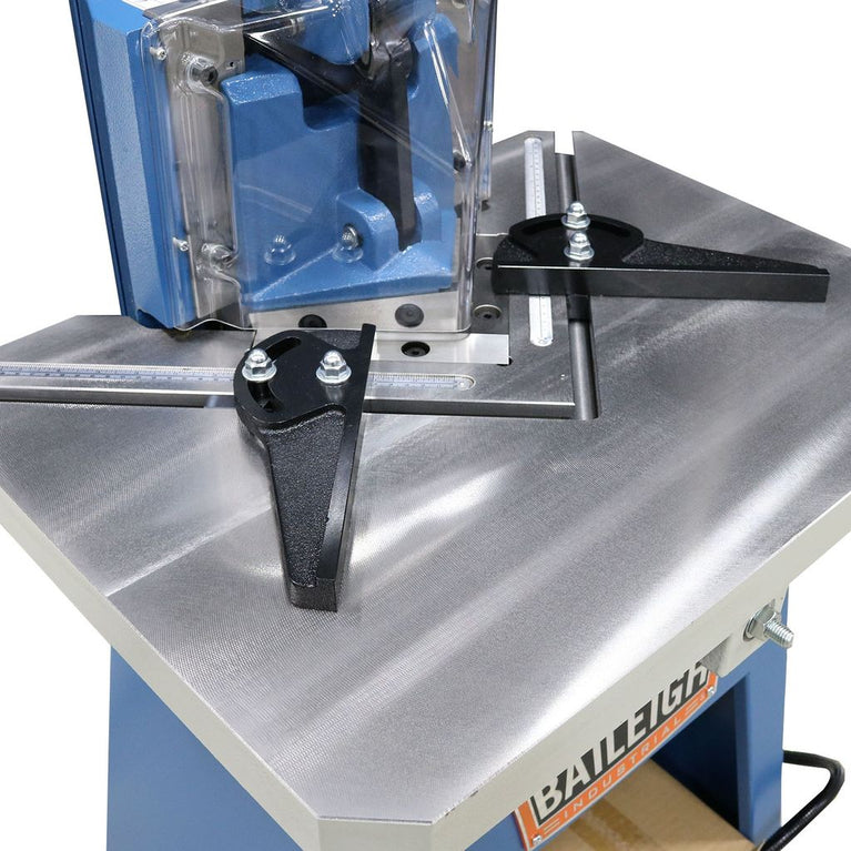 SN-F11-AN; 11 Gauge Mild Steel Air Operated, Fixed Angle Sheet Metal Notcher, 5" Blade Length