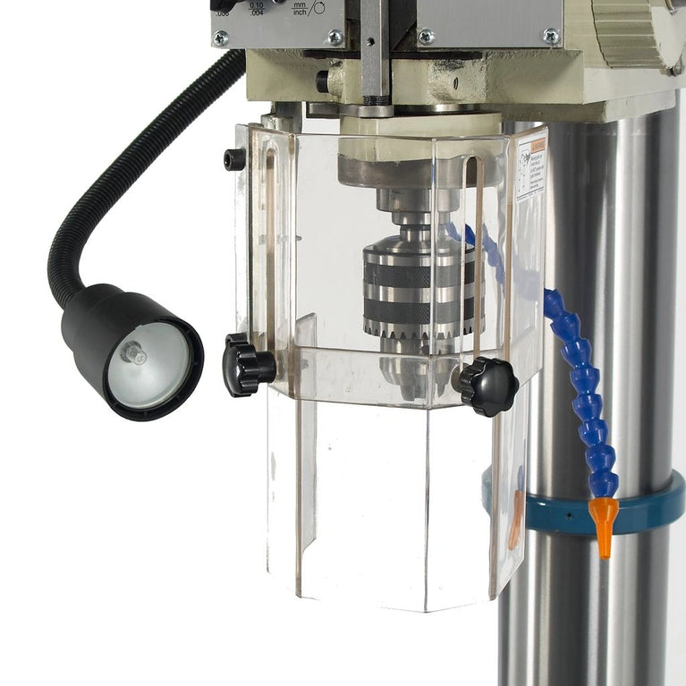 DP-1500G; Gear Driven Drill Press with Tapping, Power Down Feed 8 Speed 4MT 3-1/2HP, 220V 3Phase