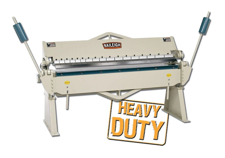 BB-7212; Heavy Duty Manually Operated Box and Pan (Finger) Brake, 6' Length, 12 Gauge Mild Steel Capacity