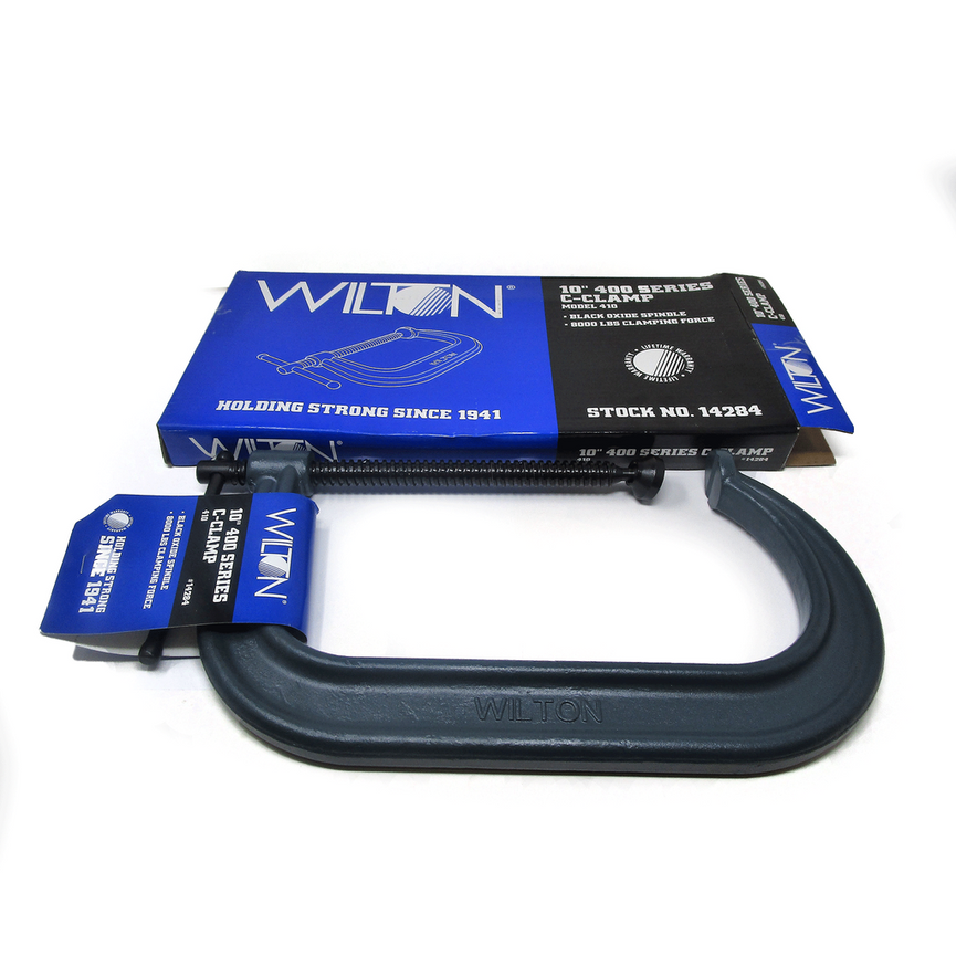 410, Drop Forged C-Clamp, 2 - 10-1/8” Opening, 5-7/8” Throat Depth