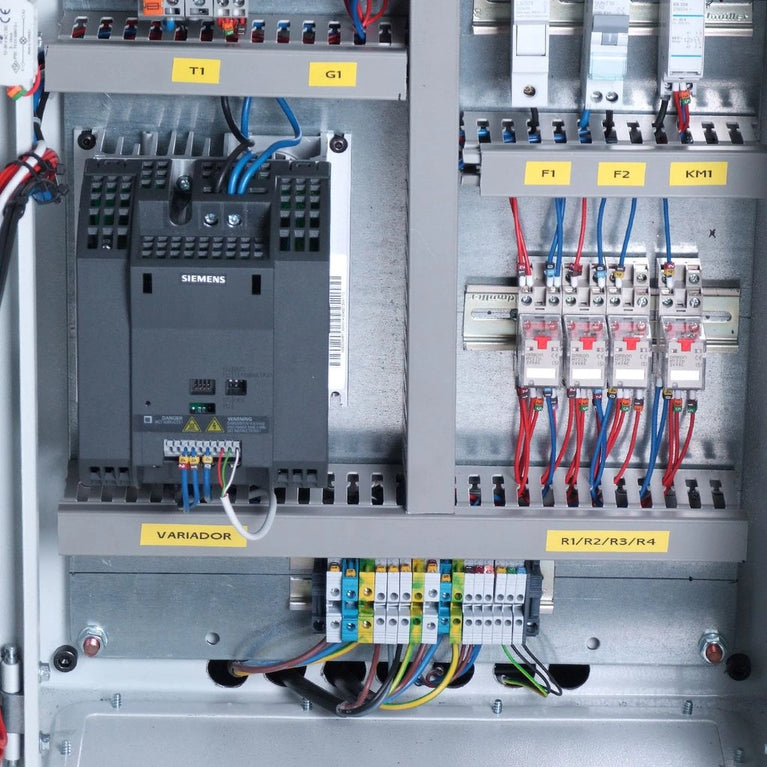R-M55H; 220V 1Phase Roll Bender with two Driven Rolls and Hydraulic Movement of the top roll