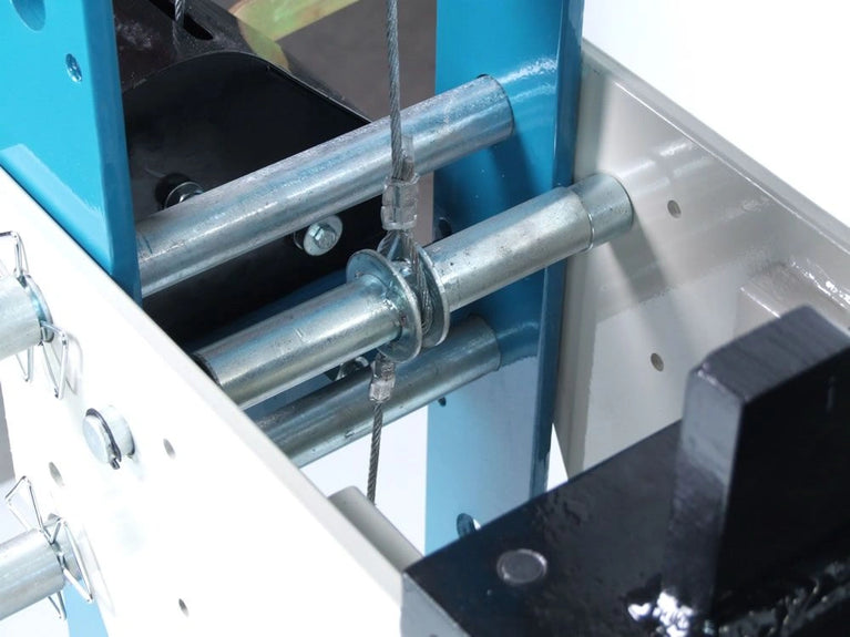 HSP-50A; 50 Ton Air/Hand Operated H-Frame Press, 7-3/4" Stoke, CE Approved