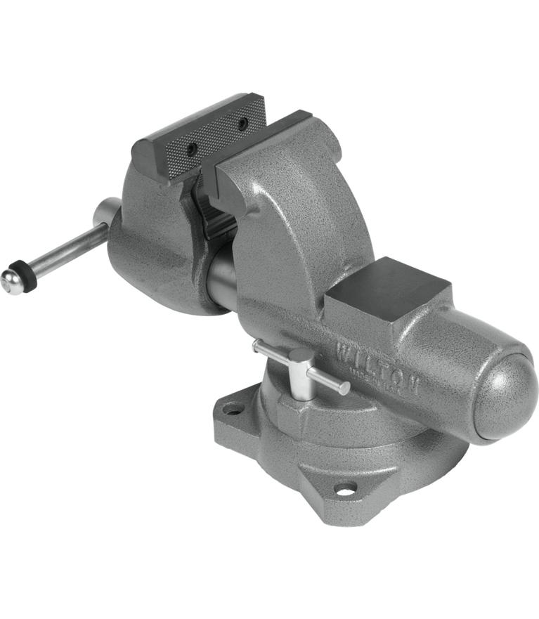 C1, Combination Pipe and Bench 4-1/2” Jaw Round Channel Vise with Swivel Base