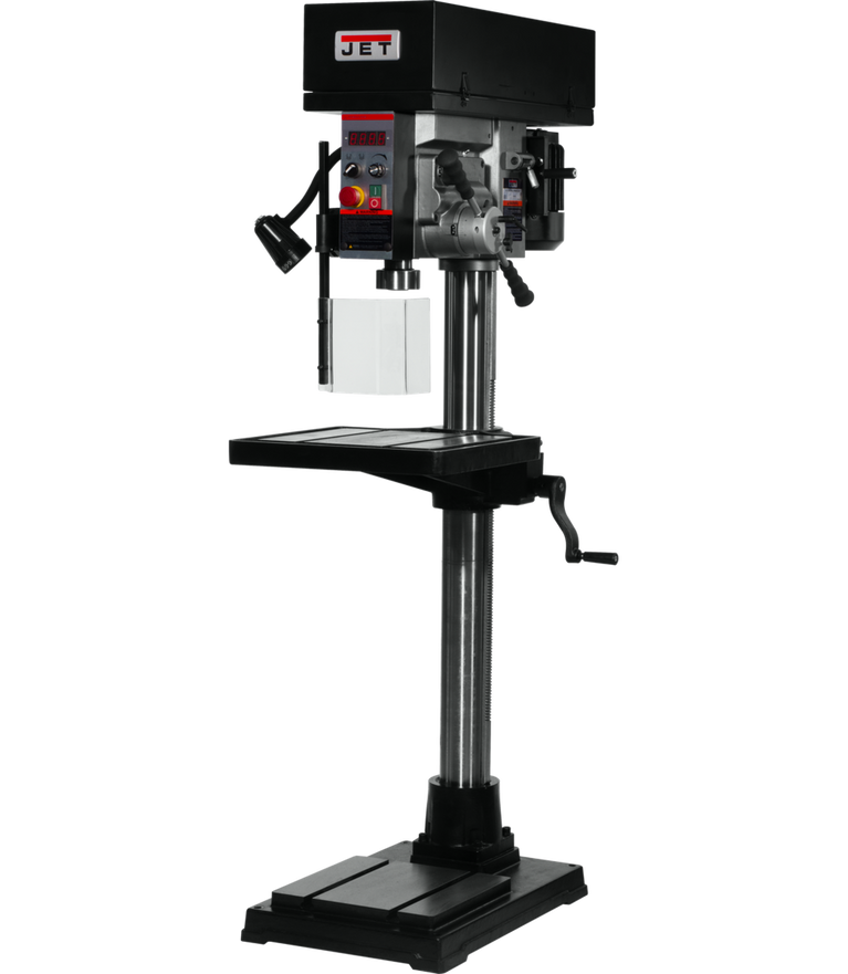 JDPE-20EVSC-PDF 20" Clutch EVS Drill Press with Power Downfeed 1-1/2HP, 115V, Single Phase