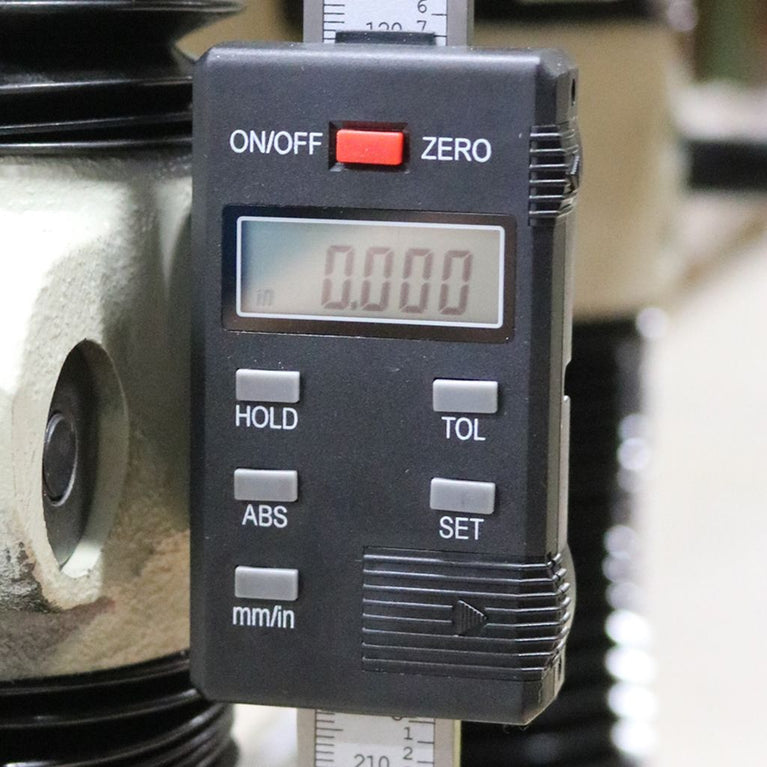 IP-208-HH; 220V 1 Phase 5HP 20" Industrial Planer w/ Helical Insert Head, 8" Maximum Cutting Height