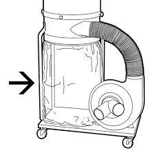 Collection Bag, Clear Plastic 20" Diameter (pack of 5)