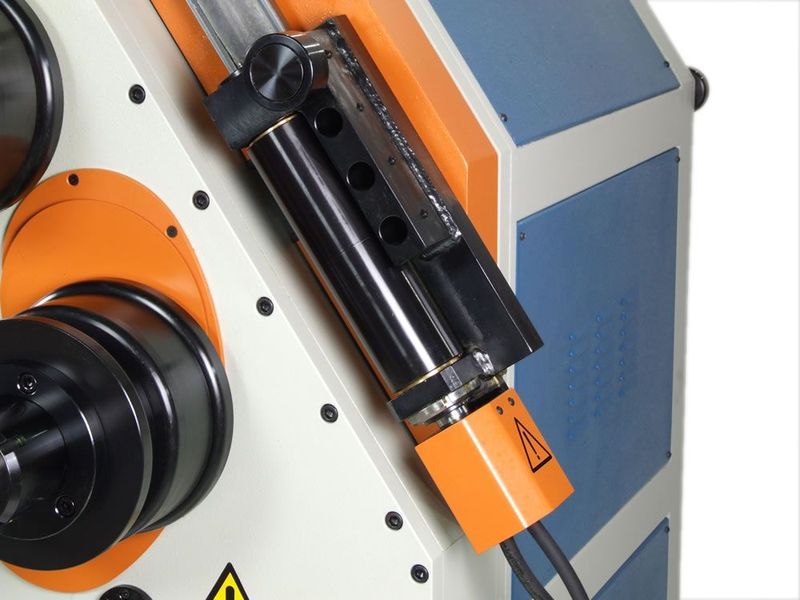 R-H85; 220V 3Phase 60Htz Hydraulic Double Pinch Roll Bender w/Hydraulic Guide Rolls