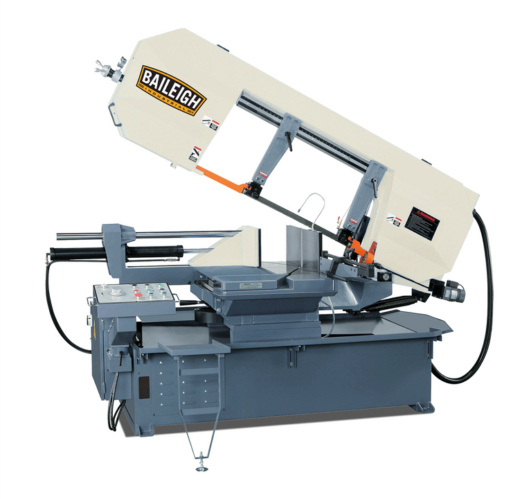 BS-24SA-DM; 18" Variable Speed Semi-Auto Dual Mitering Bandsaw 5HP, 220V 3Phase