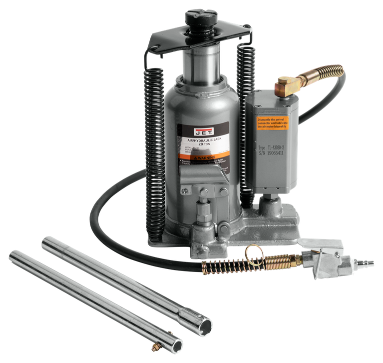AHJ-20, 20 Ton Air/Hydraulic Bottle Jack