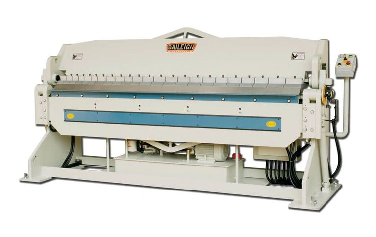 BB-9610H; 220 Volt 3 Phase Heavy Duty Hydraulic Box and Pan Brake, 8' Length, 10 Gauge Mild Steel Capacity