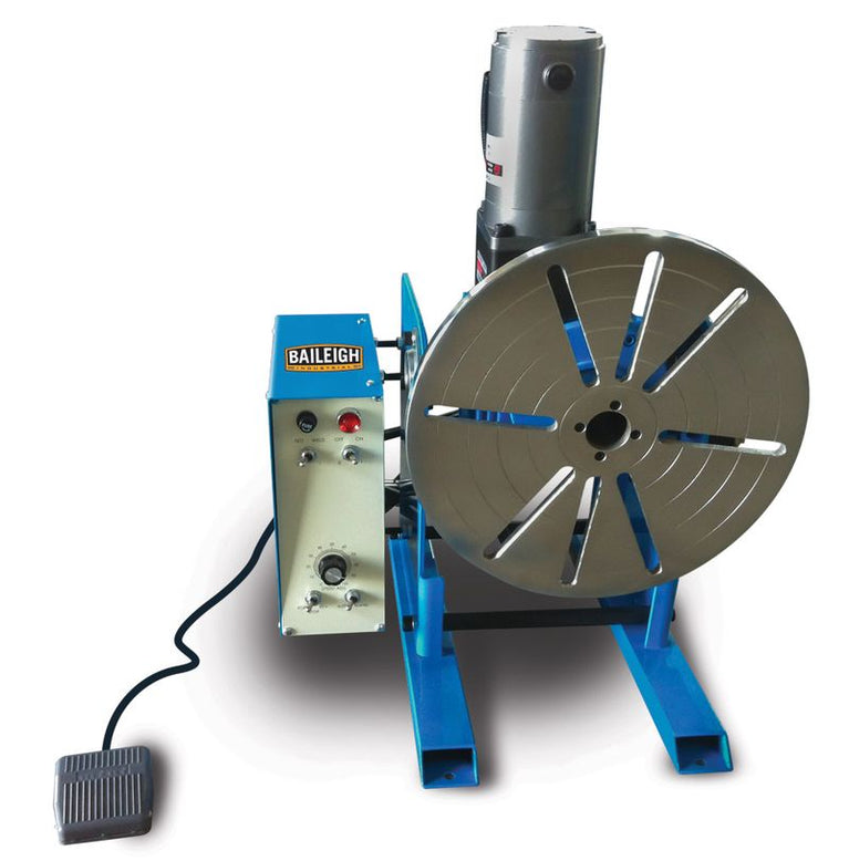 WP-750; 110V 13" Welding Positioner, 770 lbs Capacity and 90 degrees