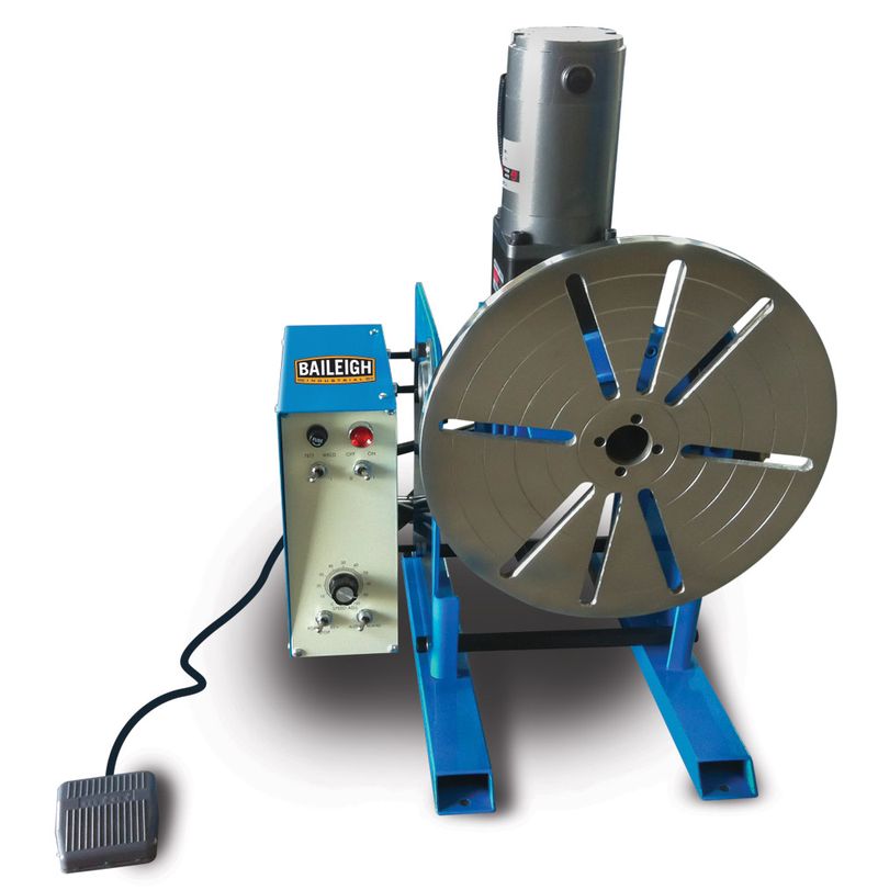 WP-750; 110V 13" Welding Positioner, 770 lbs Capacity and 90 degrees