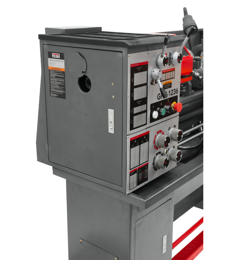 GHB-1236 Geared Head Bench Lathe with Stand & Foot Brake