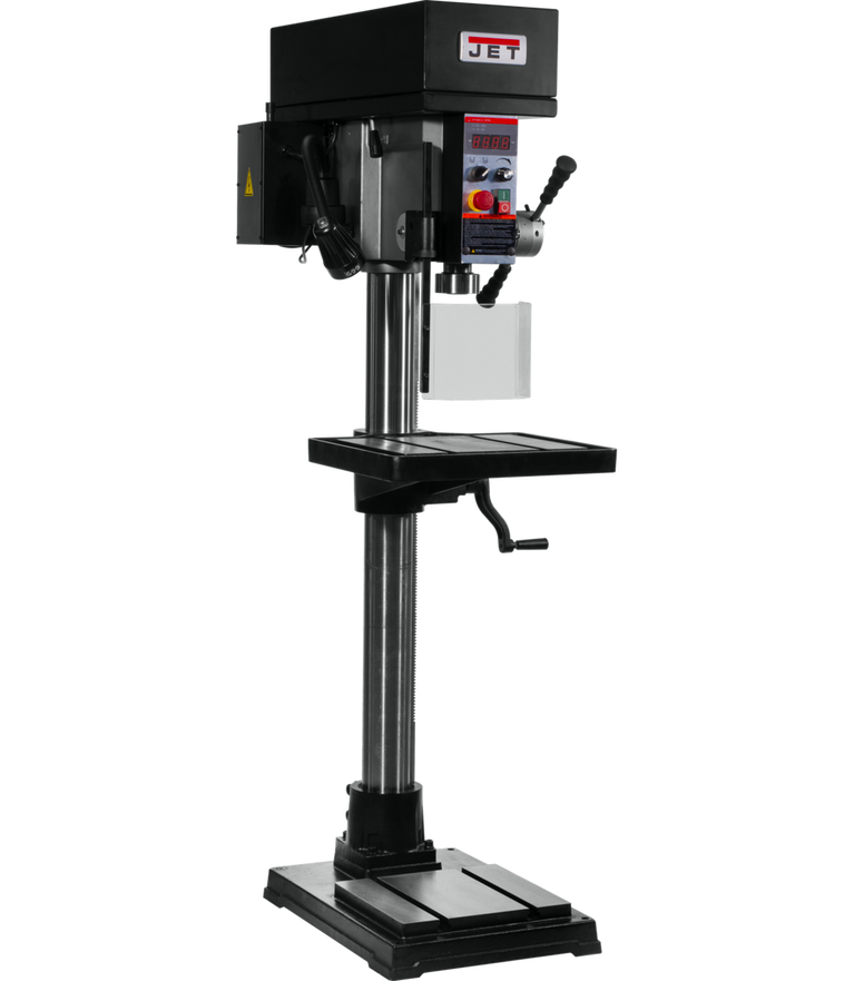 JDPE-20EVSC-PDF 20" Clutch EVS Drill Press with Power Downfeed 1-1/2HP, 115V, Single Phase