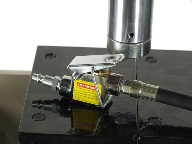 HSP-20A; 20 Ton Air/Hand Operated H-Frame Press, 7-1/2" Stoke, CE Approved