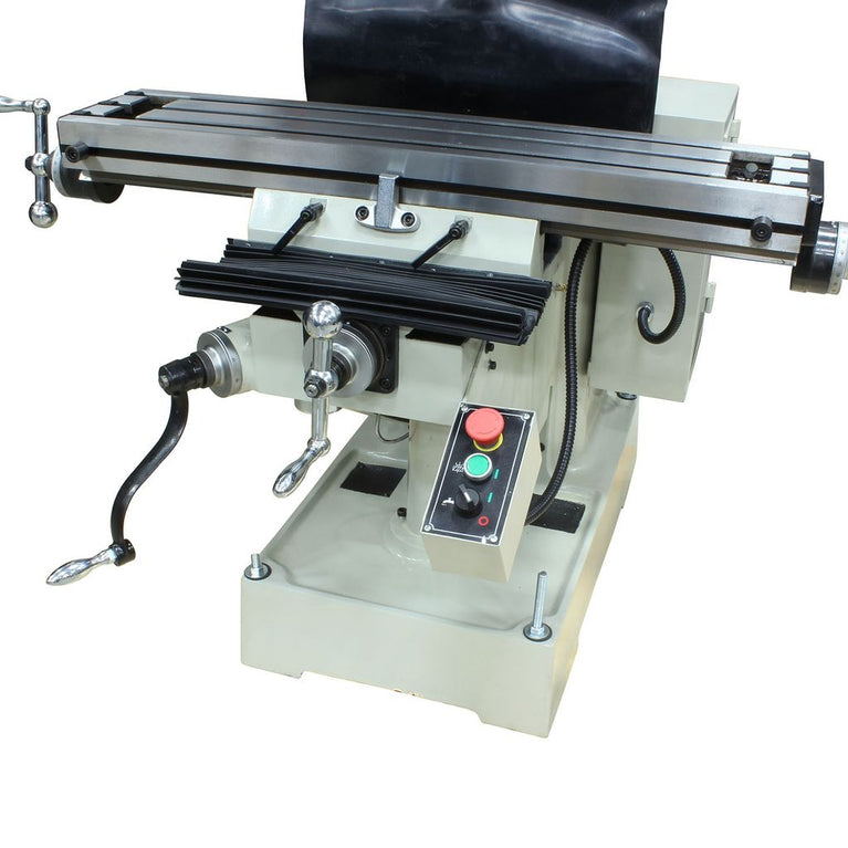 VM-836E-1; 8" x 36" Step Pulley Vertical Mill, 2HP, 110V, Single Phase