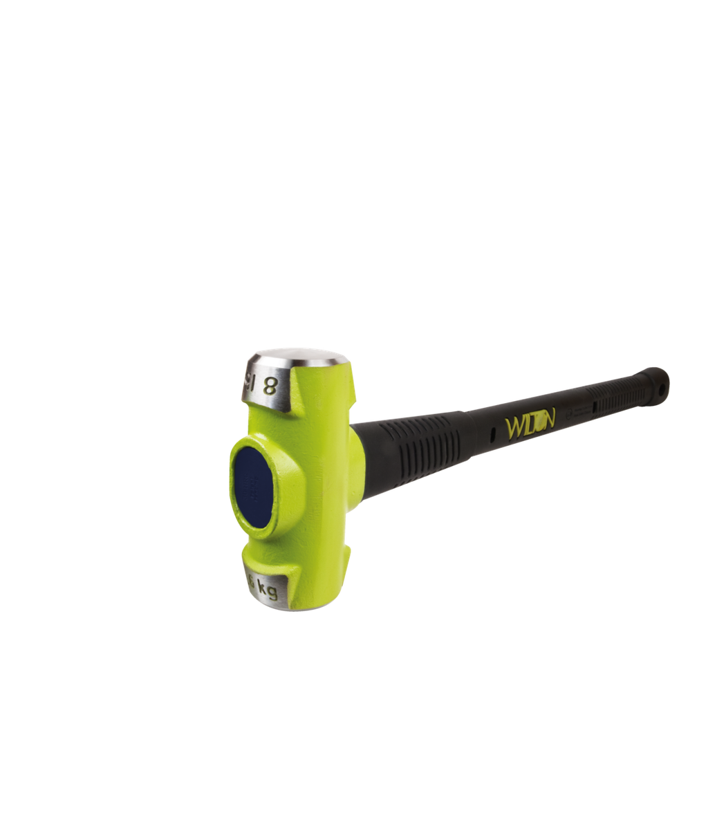 8 Lb Head, 24" B.A.S.H® Sledge Hammer (30HRC)